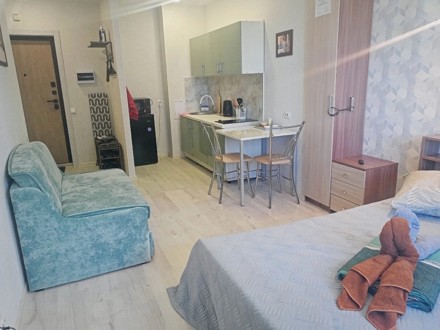 Квартира студия в новом современном районе