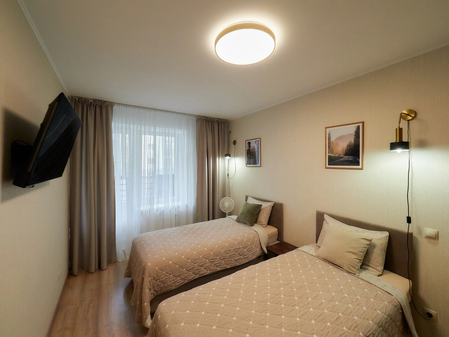 Квартира Просторная 2-комнатная квартира с лоджией и большим холлом на курорте Завидово