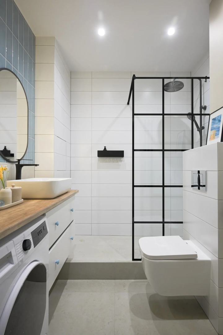 Квартира с бирюзовым настроением