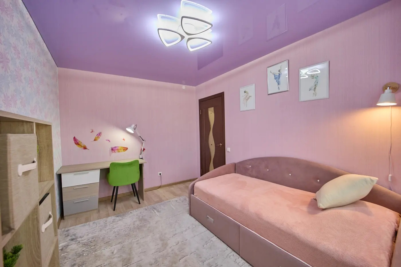 Квартира Просторная 2Комнатная с Видом на Город