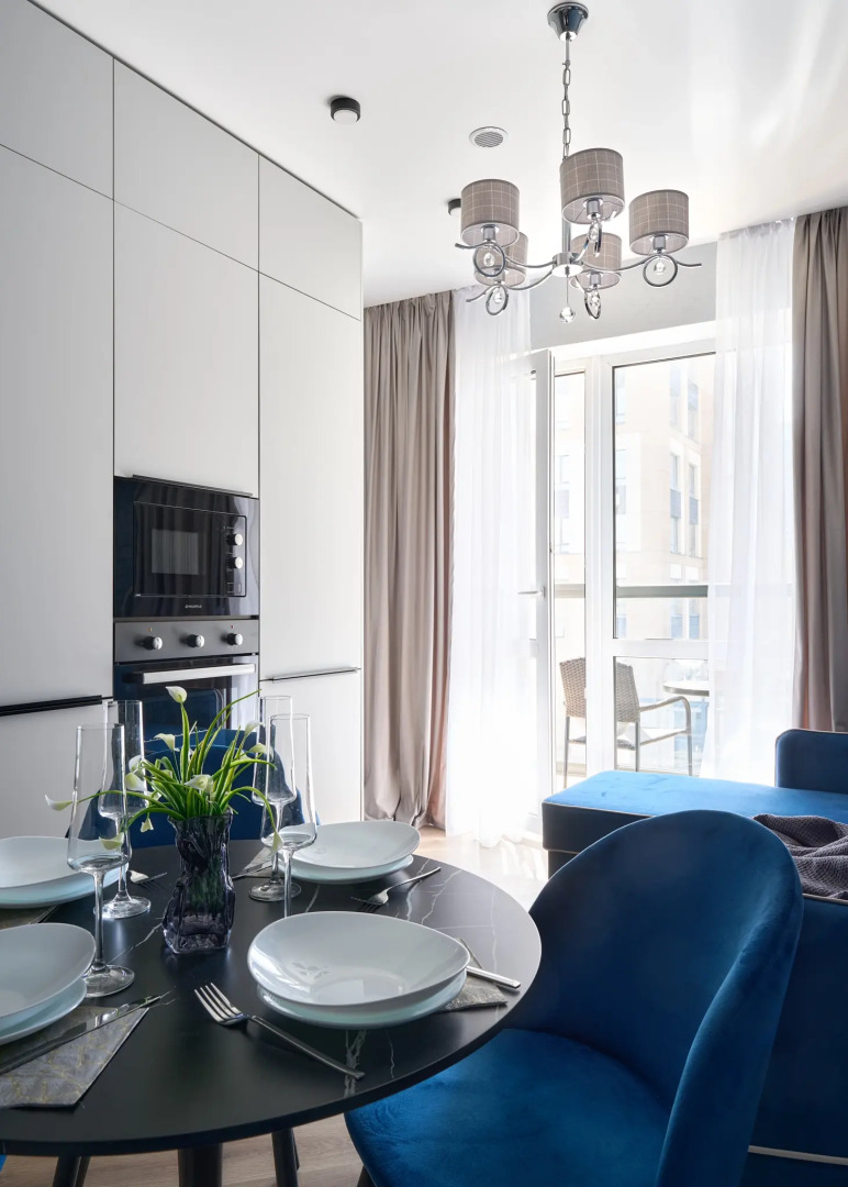 Квартира у Пулковского парка с панорамными окнами