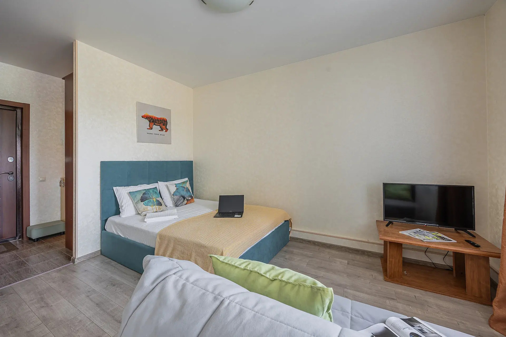 Квартира Студия с Огромной Парковочной зоной в 10 Мин.езды от Центра