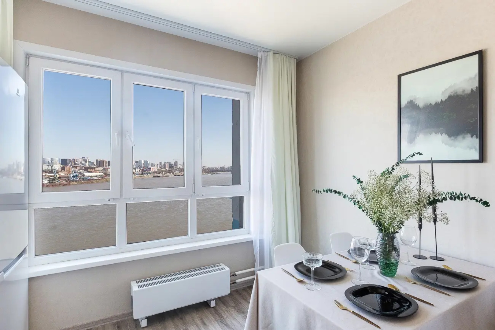 Квартира SleepNsk большая двушка с видом на реку около Аквапарка