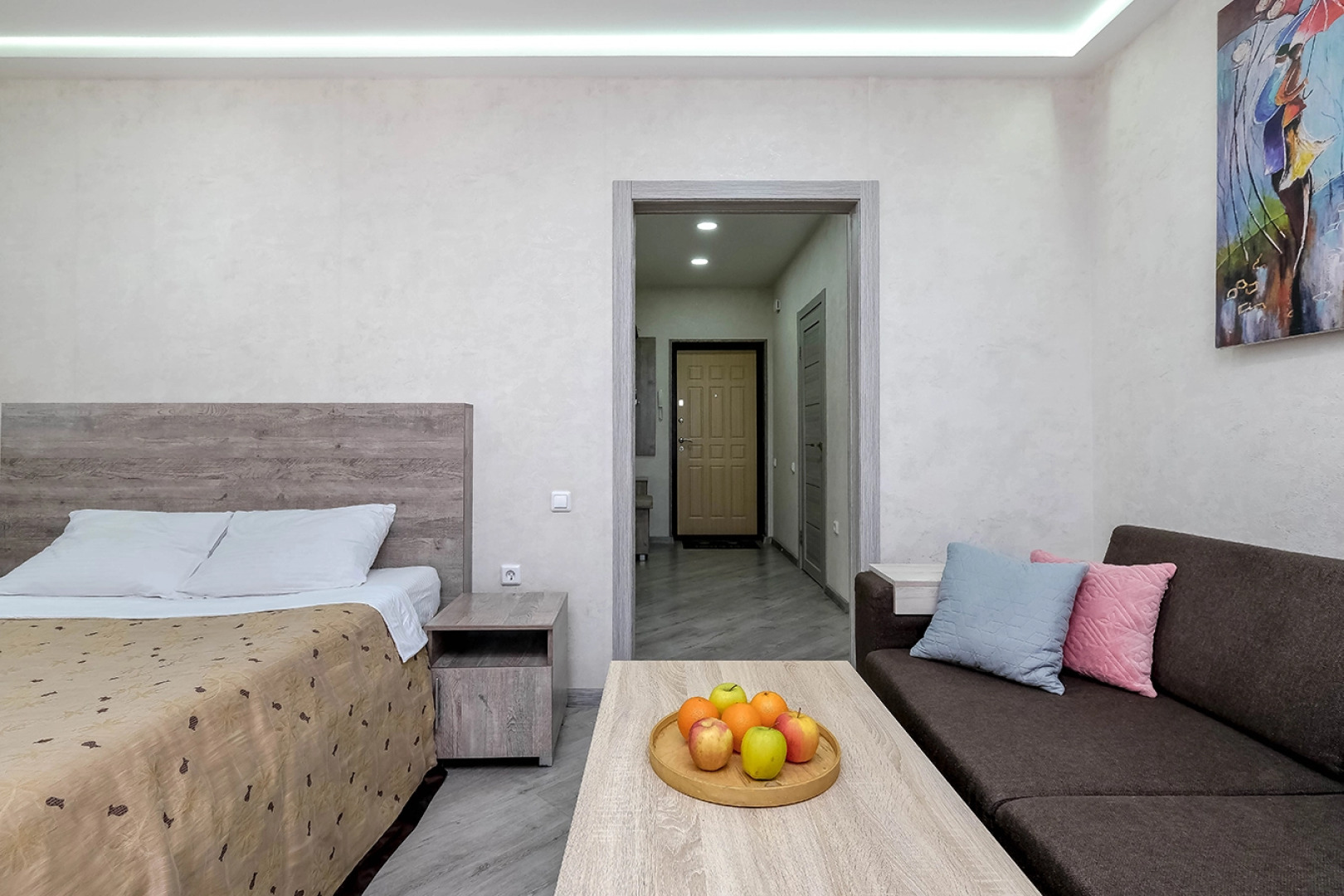 Однокомнатная квартира около жд вокзала на улице Ленина 81