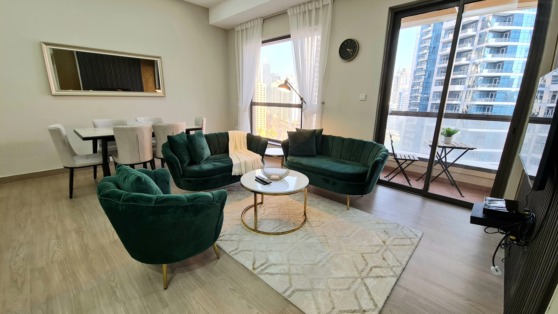 Апартаменты Marco Polo - High-rise 1BR Apt with Amazing Marina Views