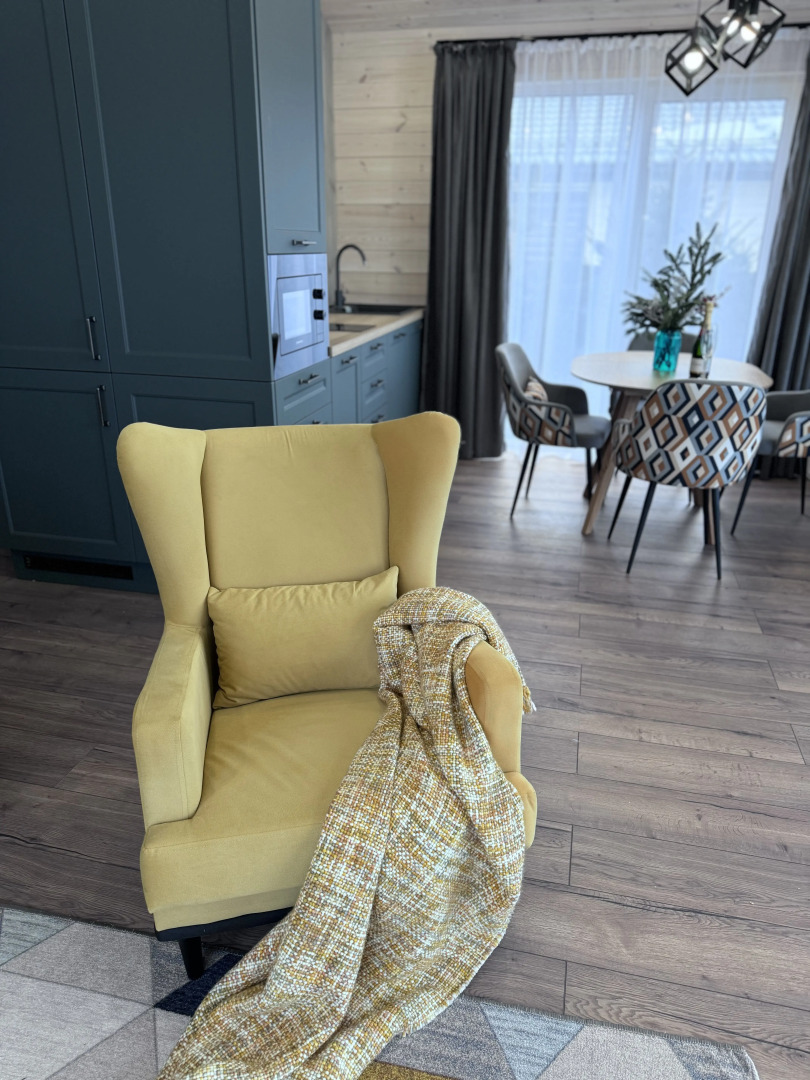 Частный дом Дом с баней, чаном и беседкой