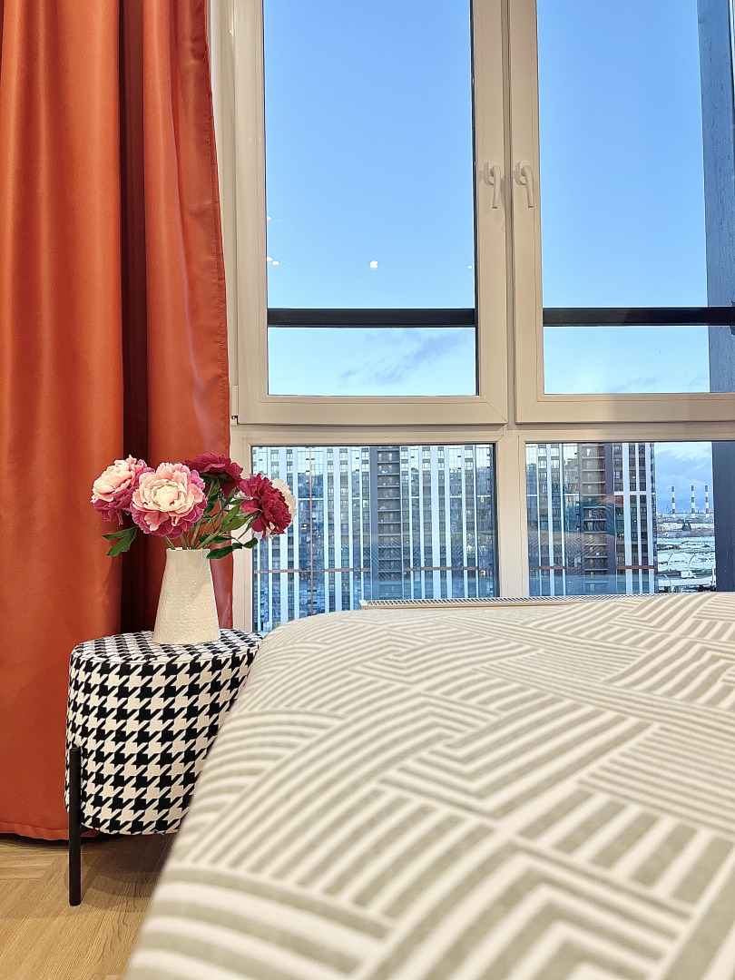 Апартаменты Квартира с панорамными окнами у Финского залива сети 4flats