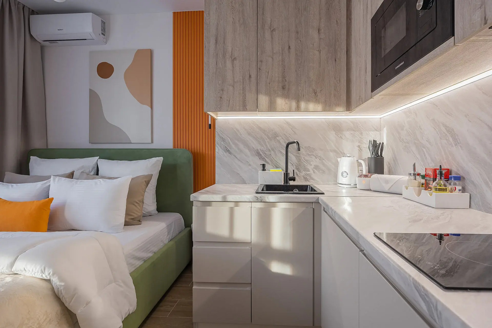 Апартаменты рядом с аквапарком океанис