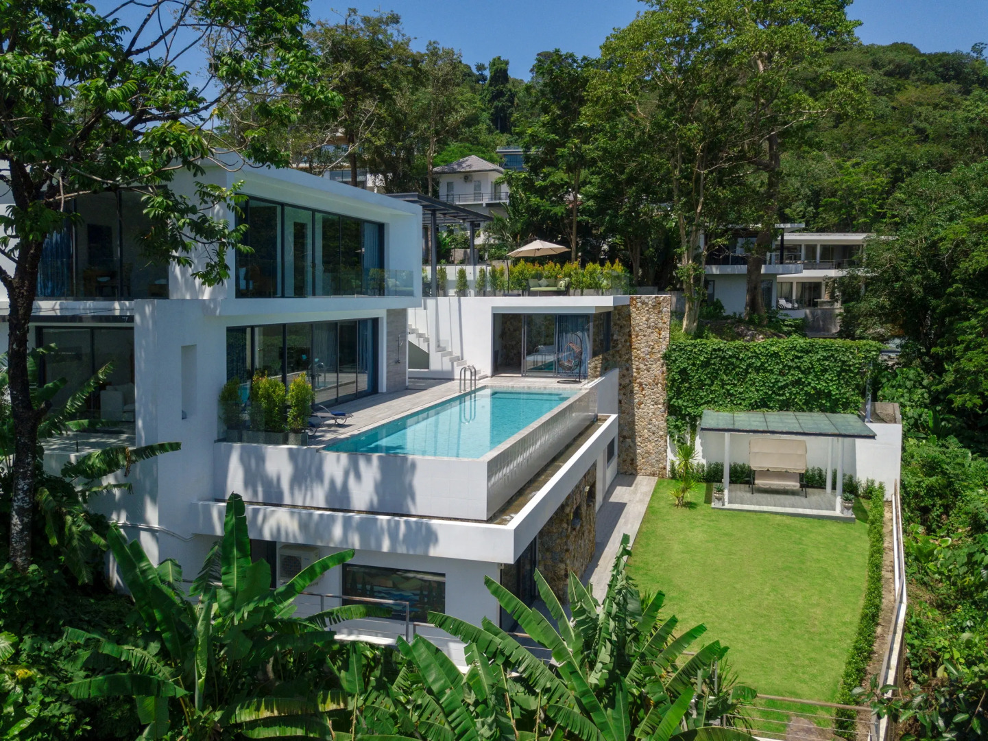 Вилла Svk-2 с Панорамным Видом на Море 4 Спальни Частный Бассейн Камала Бич