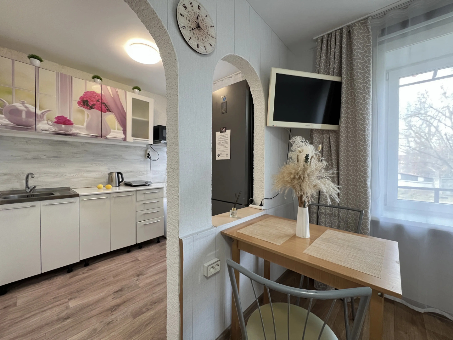 Апартаменты 1-ком Победы 23-5 Сахалин центр КакДома