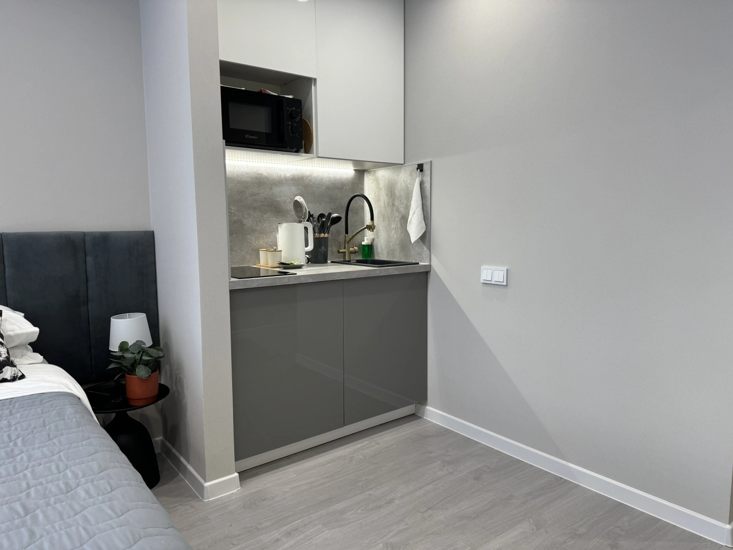 Квартира Студия с дизайнерским ремонтом