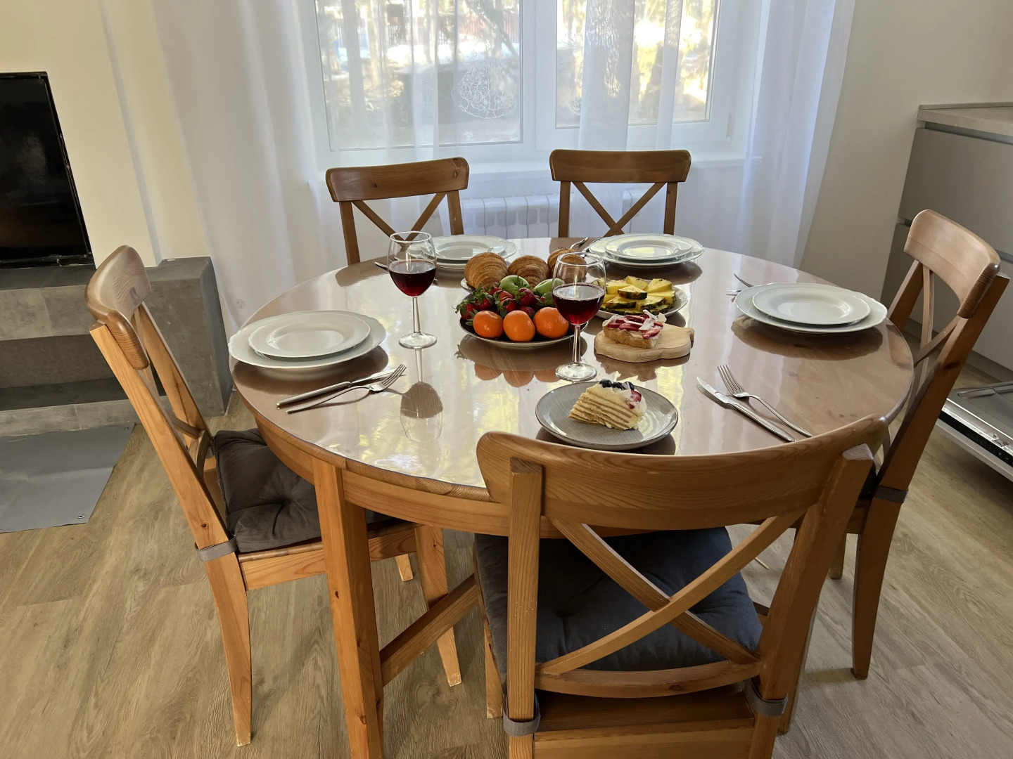 Частный дом с Камином в Сосновом Лесу