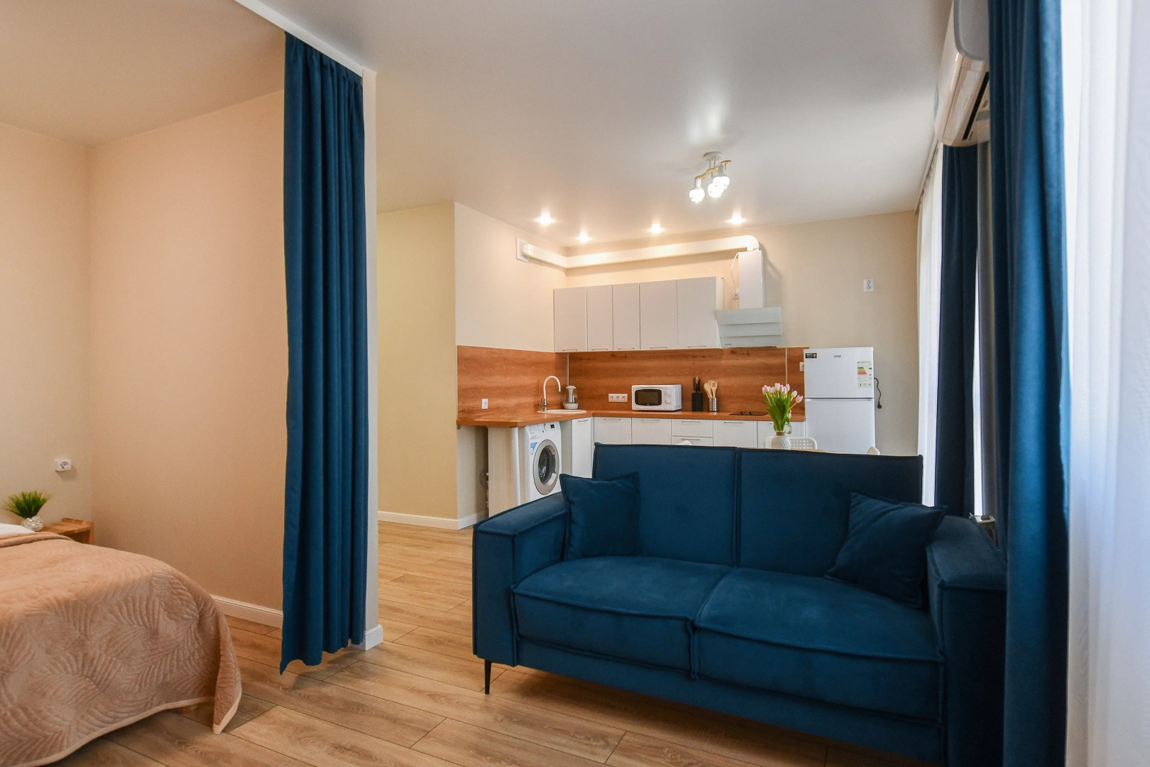 Квартира Уютная с видом на Русский мост