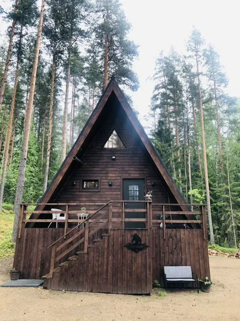 Частный дом Уютный дoм A-frame