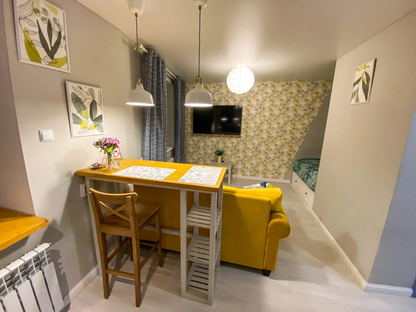 Квартира Солнечная cтудия Гагарина 82А