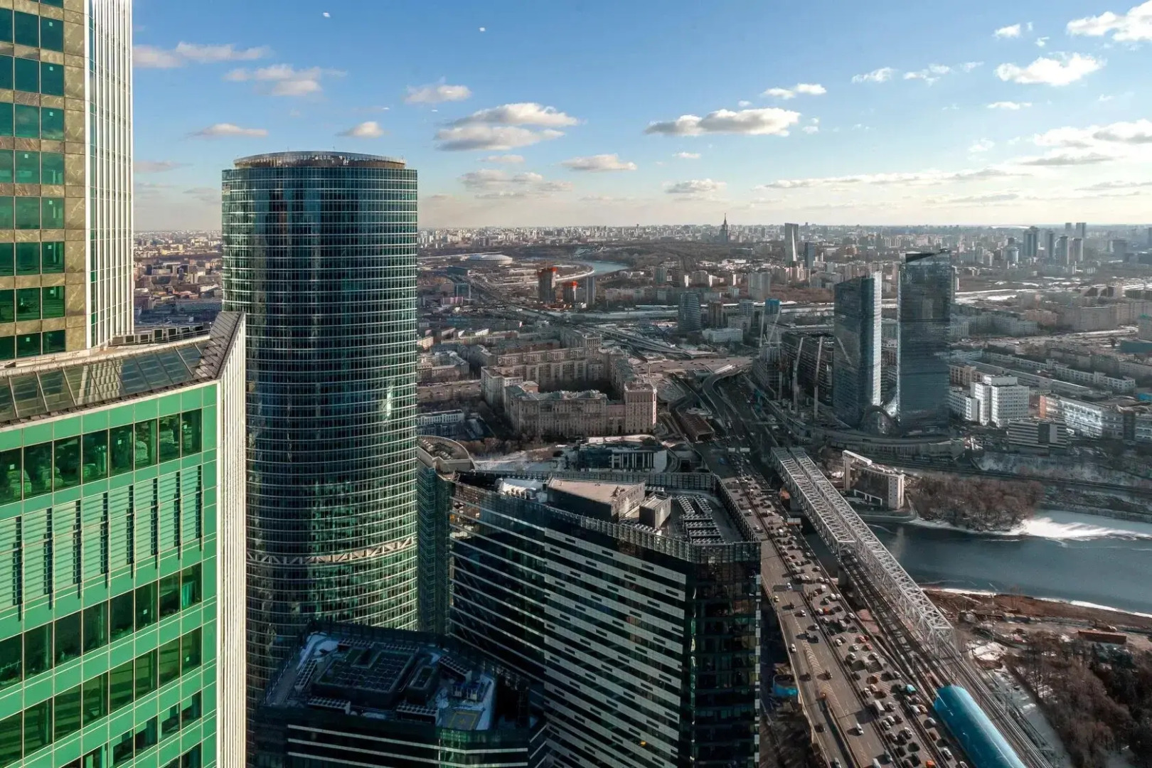 Апартаменты Москва Сити Premium 63 этаж 3 комнаты панорамная ванна