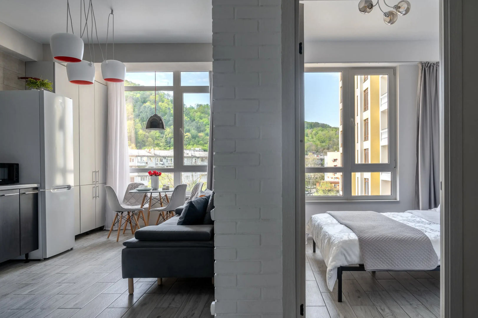 Квартира уютная возле горной реки. Кватро 28