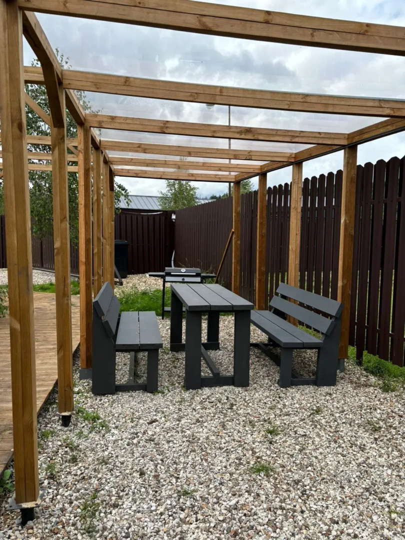 Частный дом у реки с сауной и чаном