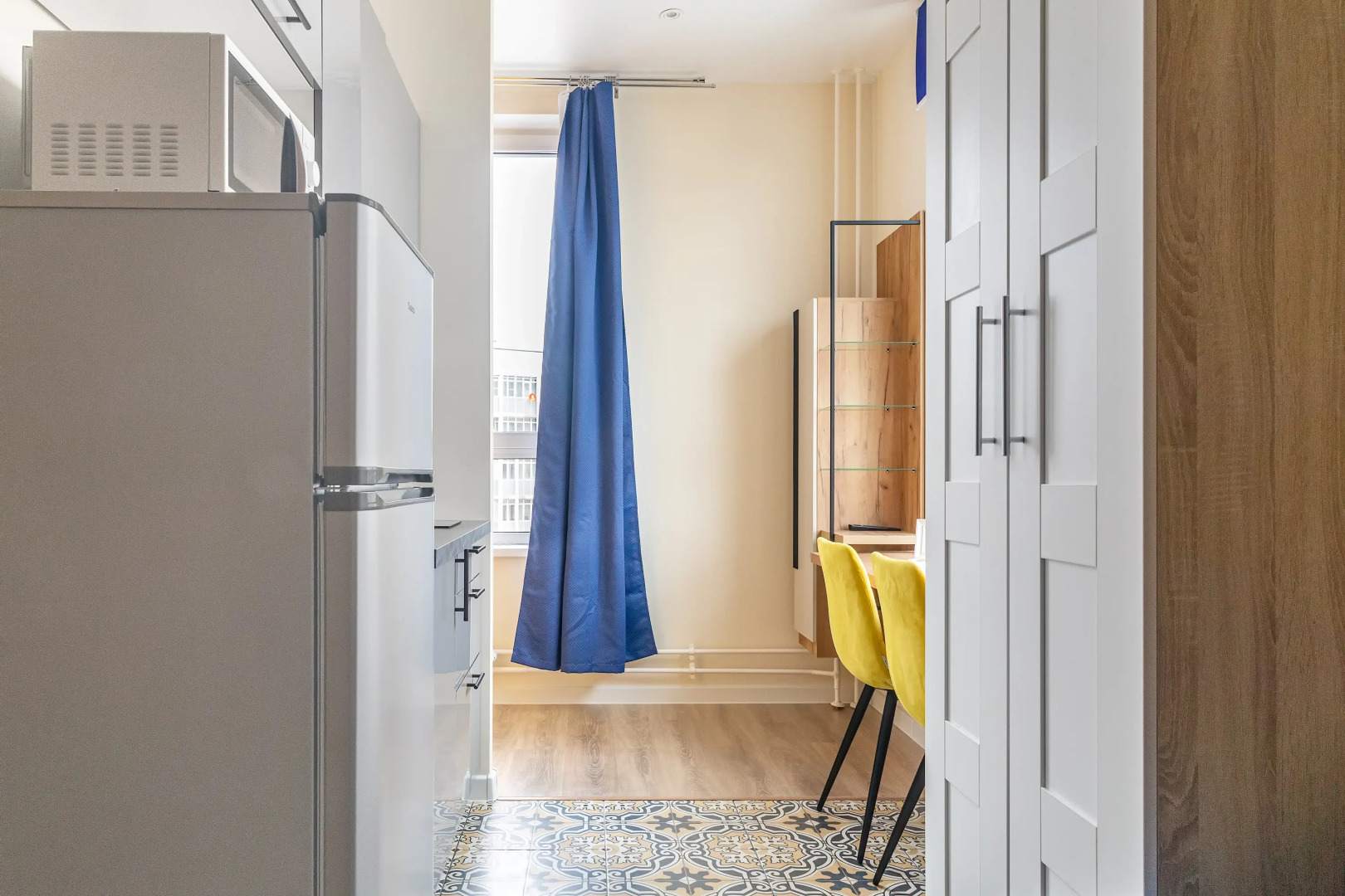 Апартаменты InHome24 Minimalist Haven: студия в современном стиле