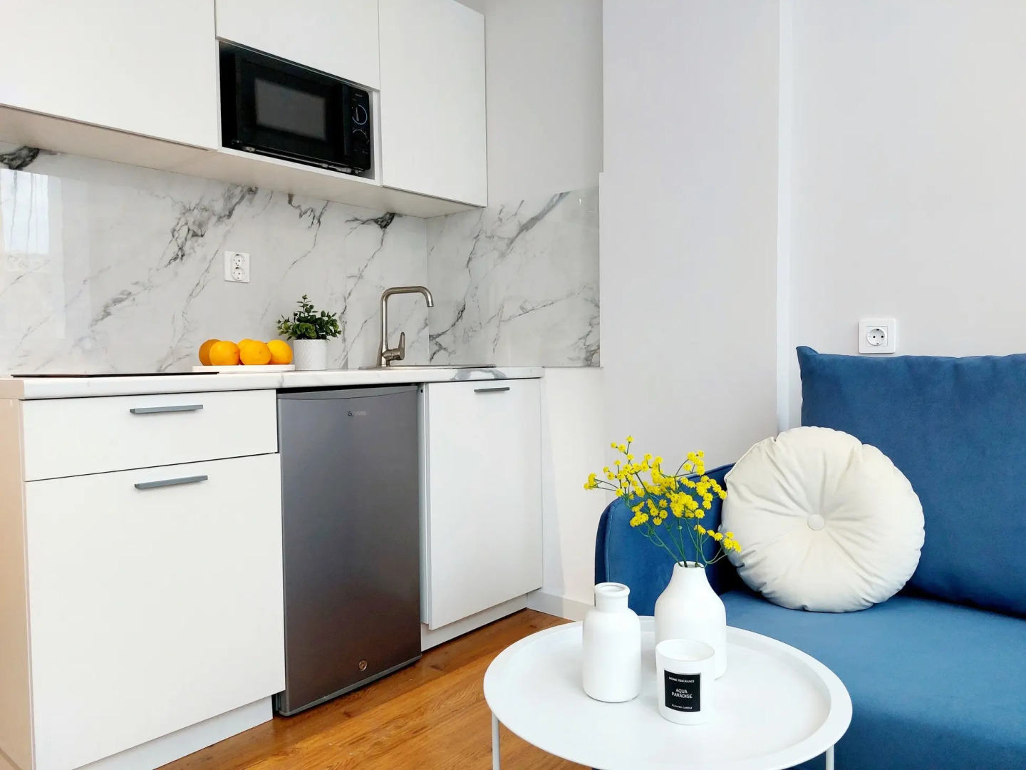 Апартаменты Space Apart Astana С3А - просторная студия с балконом в районе Байтерека