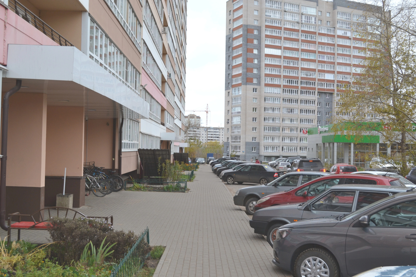 Квартира Студия на 17 Этаже с Видом на Город