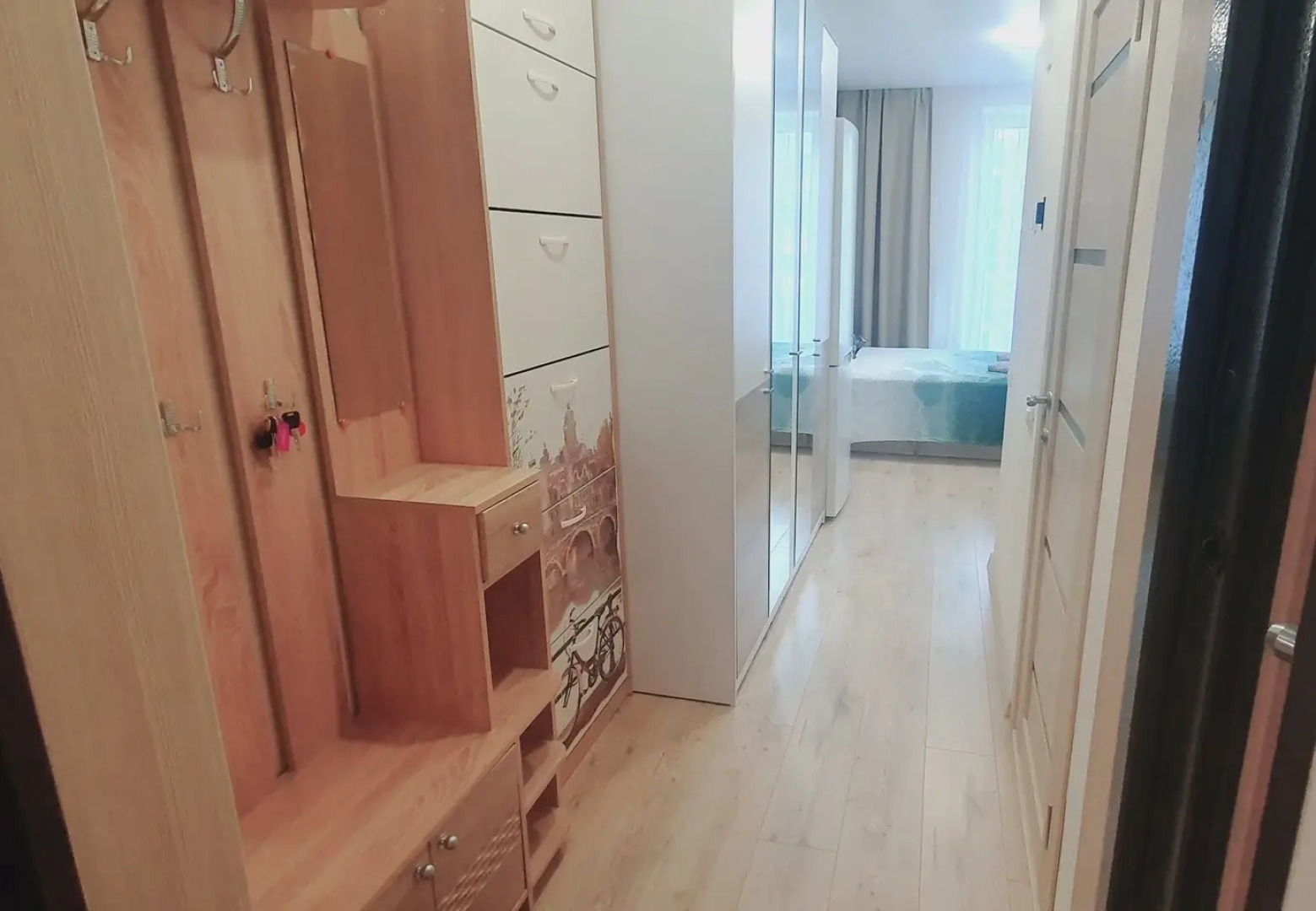 Квартира Студия с Видом на Красивый Закрытый Двор