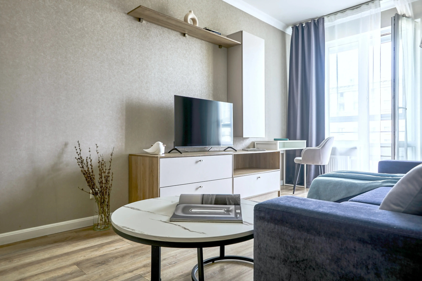 Квартира Moon на Красуцкого Satin home