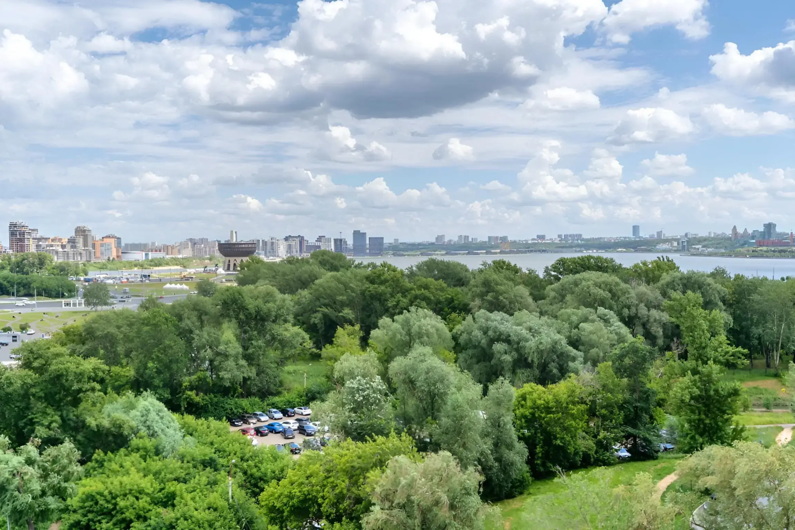 Квартира с потрясающим видом на Центр семьи Казан и Кремль