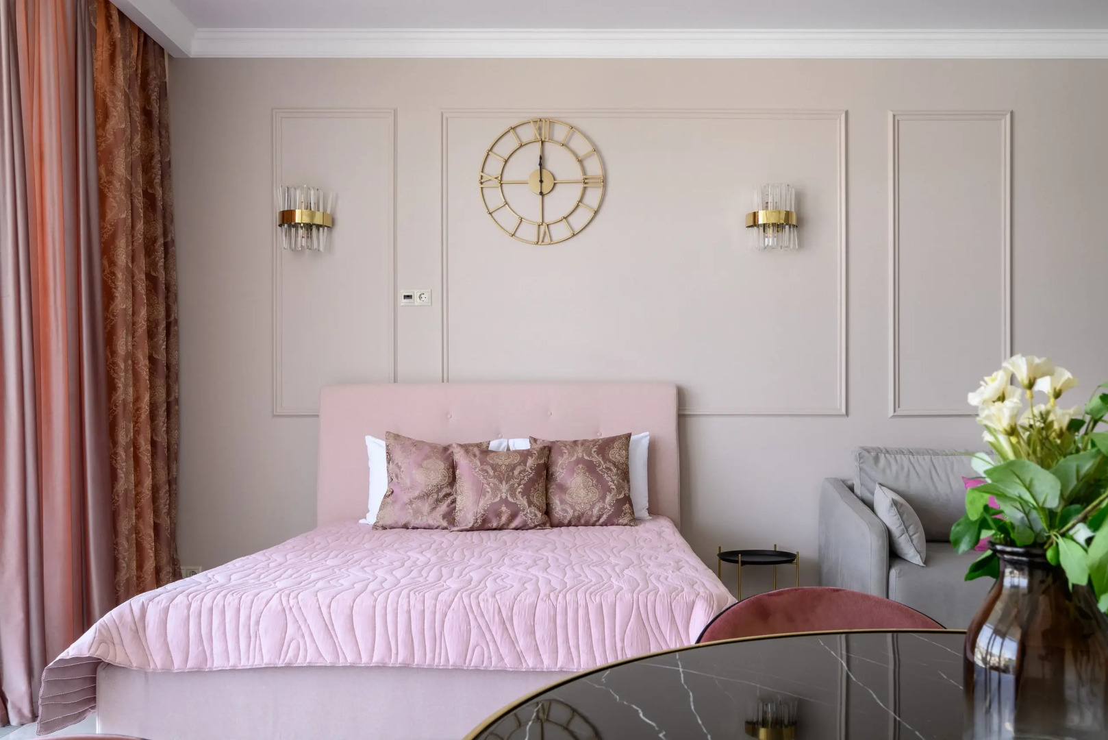 Апартамент Люкс Красивейший в ЖК «Барселона парк» с большим балконом и видом на море