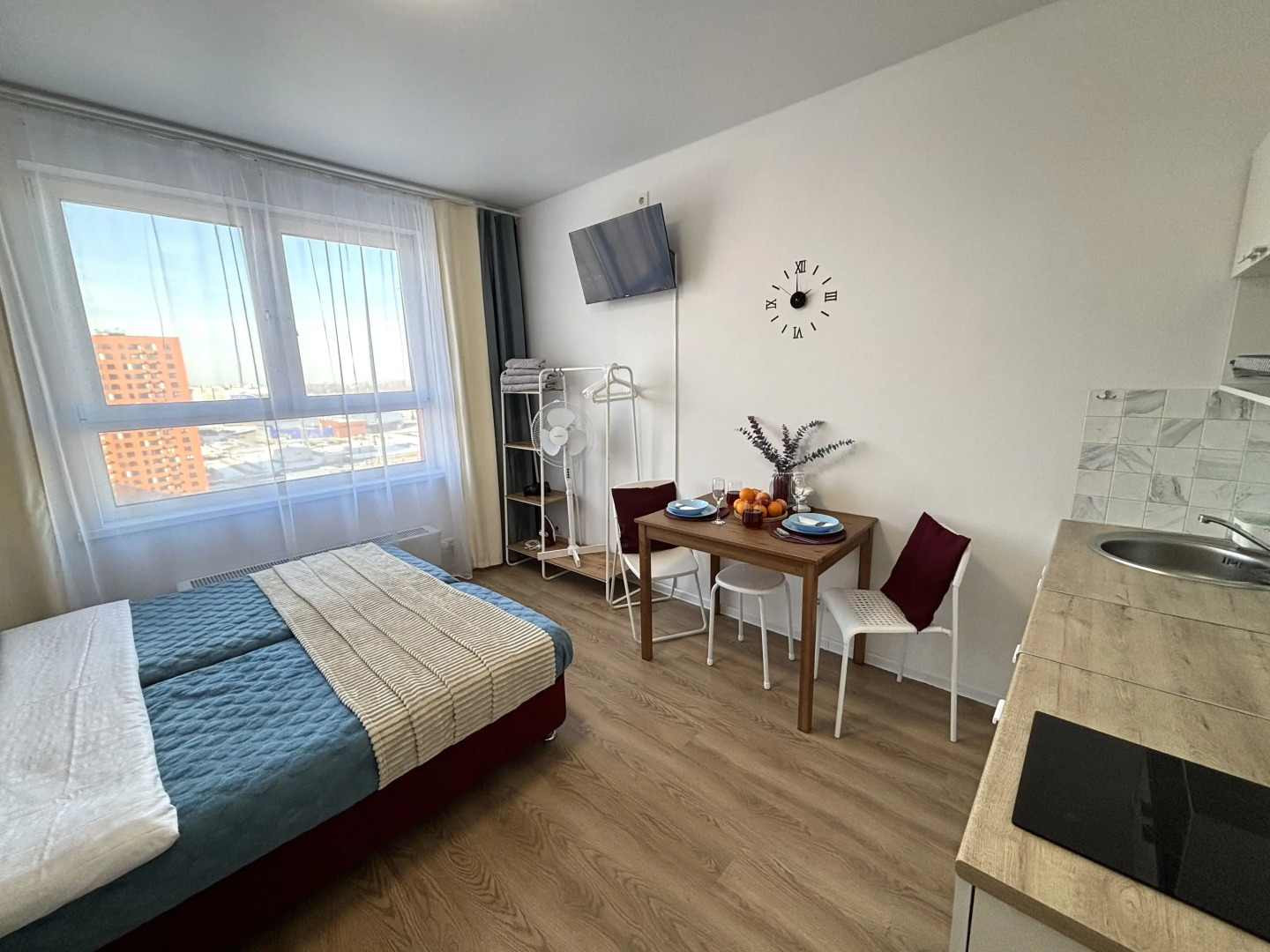 Апартаменты Двухместные для Пары и Семей для Командировочных