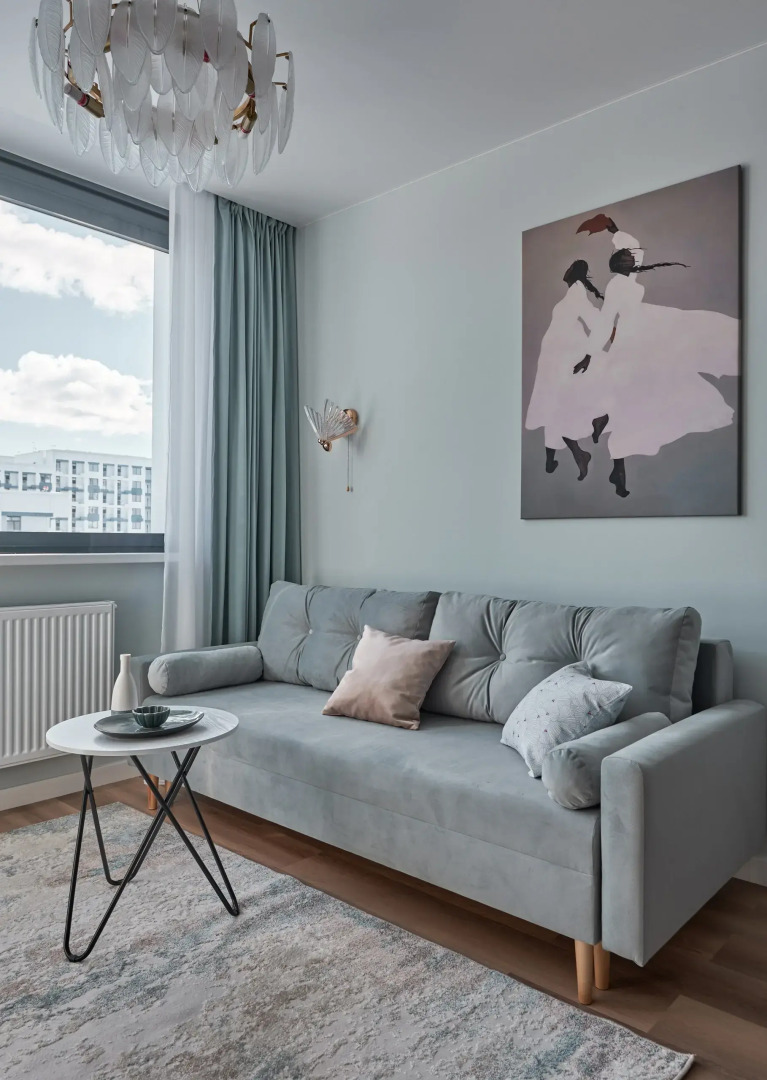 Квартира ЖИВИТЕ У МОРЯ Уютная Евродвушка в премиальном ЖК. Вид на море и горы