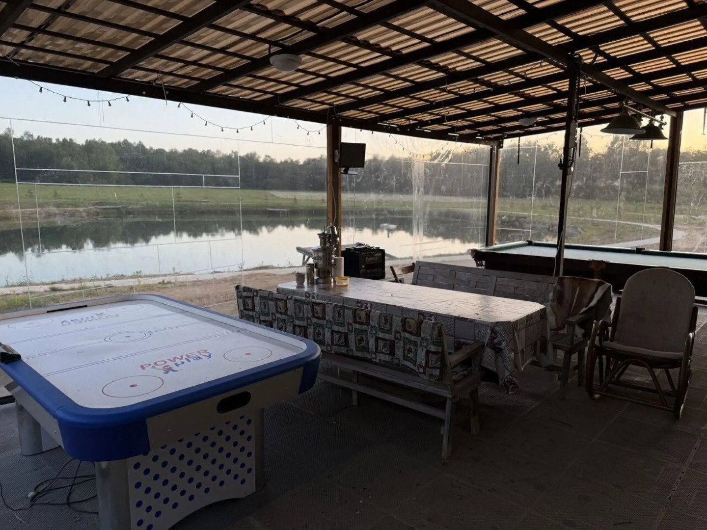 Частный дом в леcу рядом с Вязьмой у peки