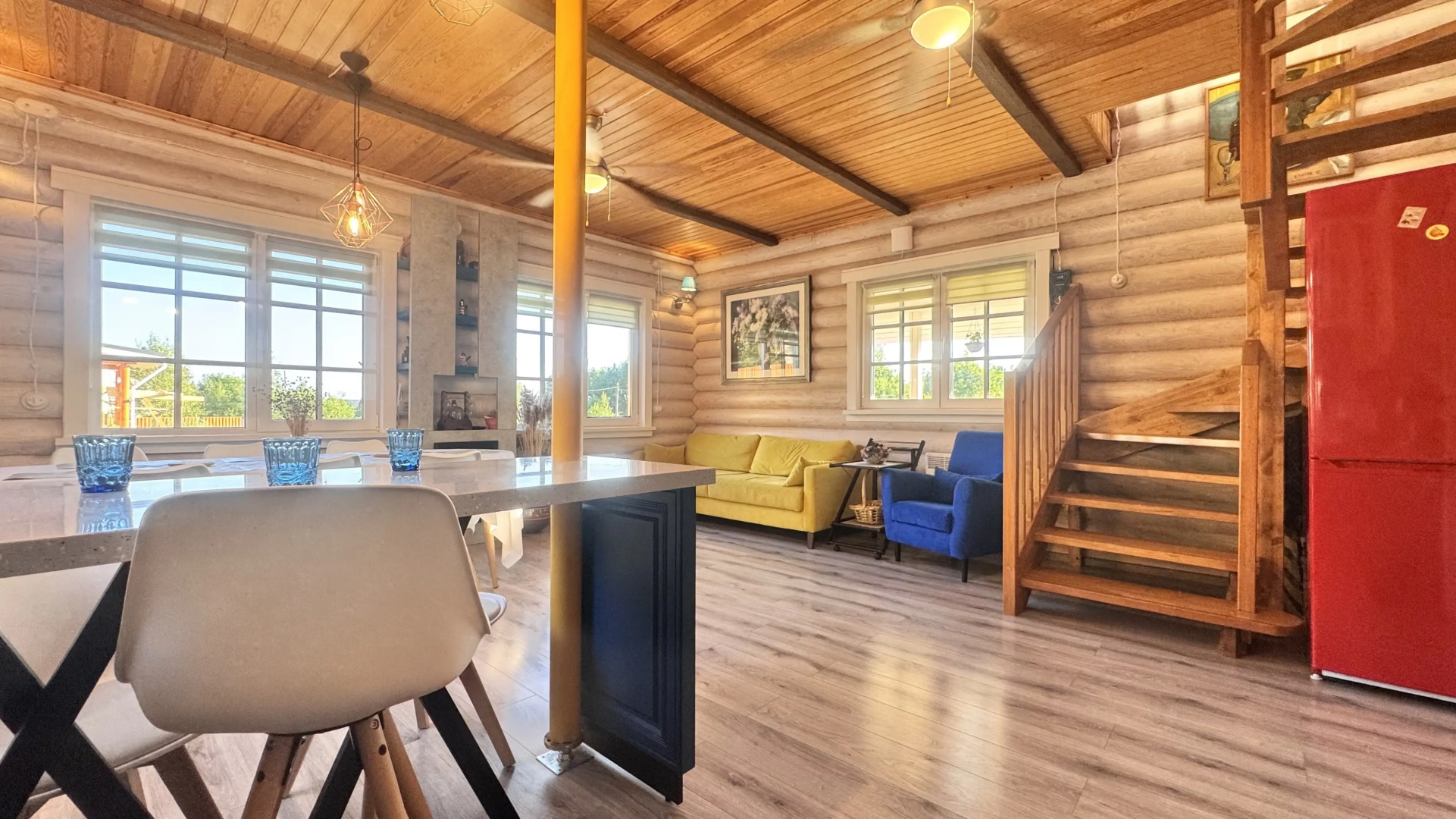 Частный дом Усадьба "Ладожские этюды" у подножия горы Хийденвуори