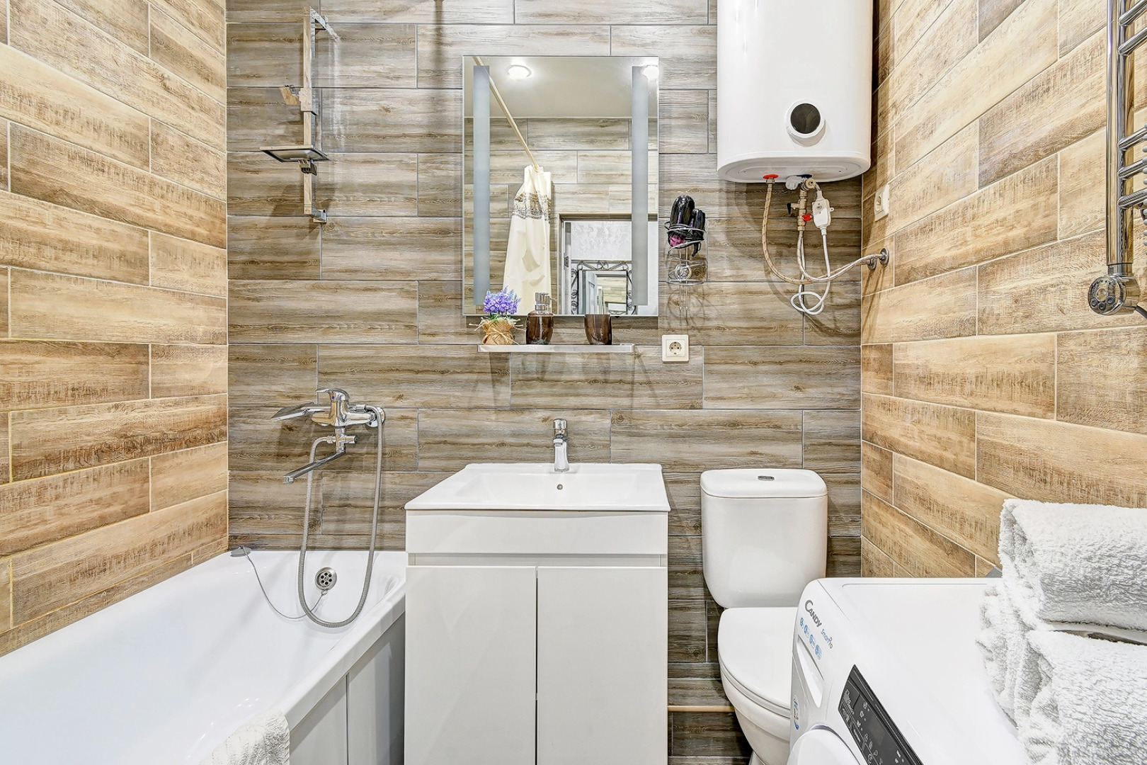 Апартаменты Уютные Morskaya Simfonya-2 с балконом ванной бассейном на территории ЖК