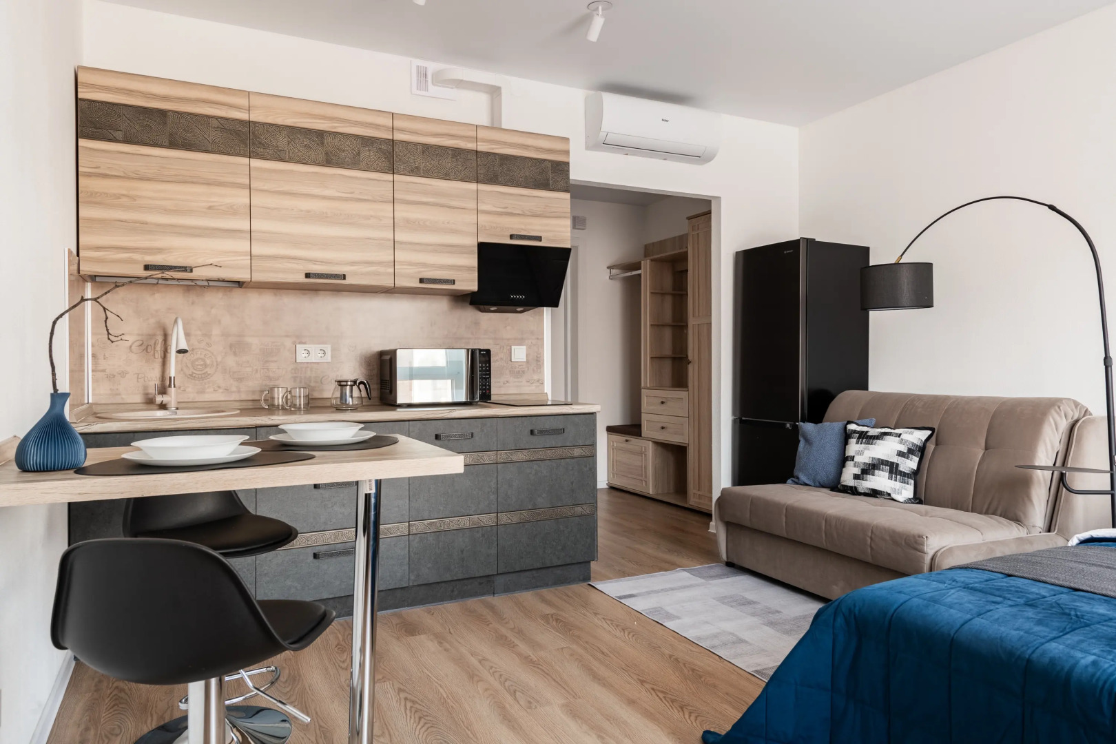 Квартира Уютная студия на четверых на Малой Очаковской