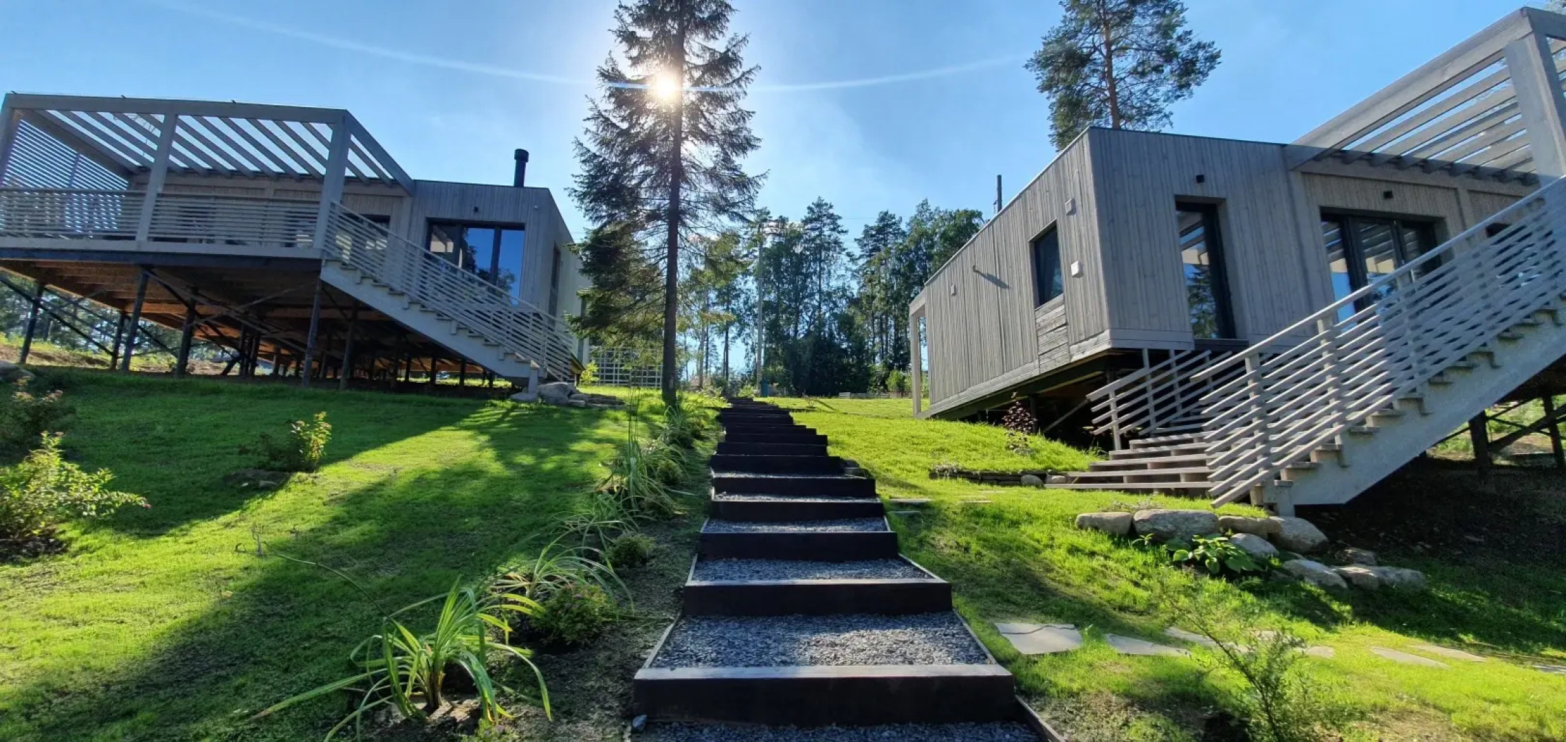 Коттедж Черничный склон Grey House