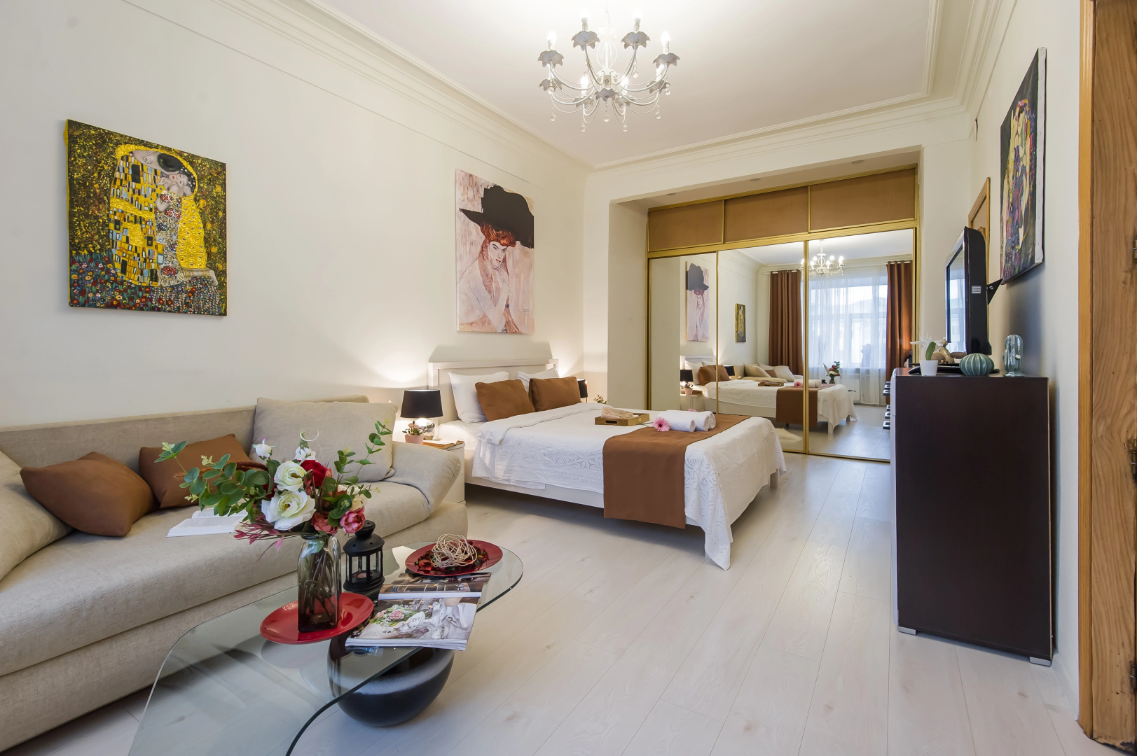 Квартира GM Apartments с Видом на МИД