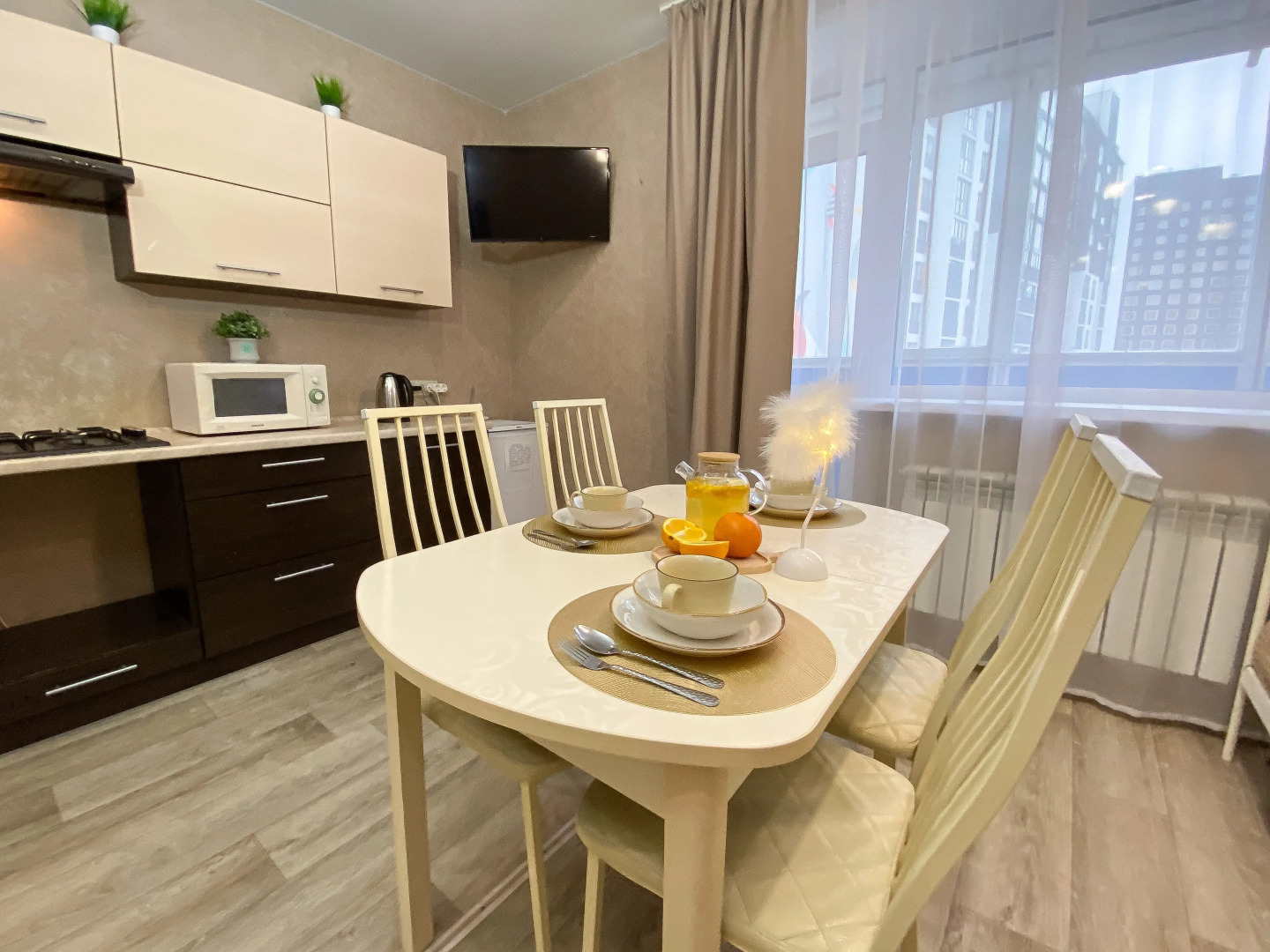 Апартаменты двухкомнатные у аквапарка Улёт