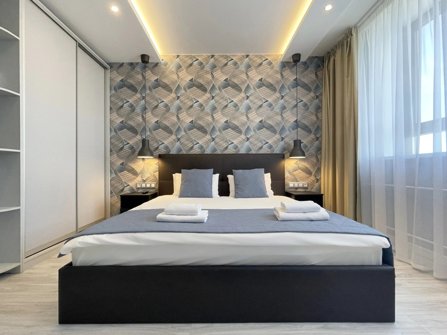 Апартаменты Fresh двухкомнатные с 2 спальнями и ванной