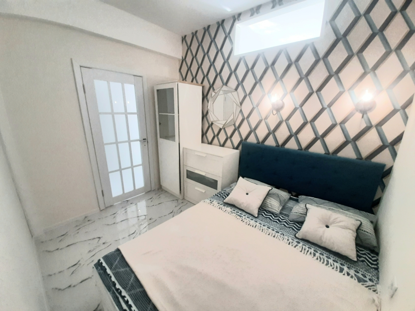 Квартира с 2 спальнями с балконом и видом на горы