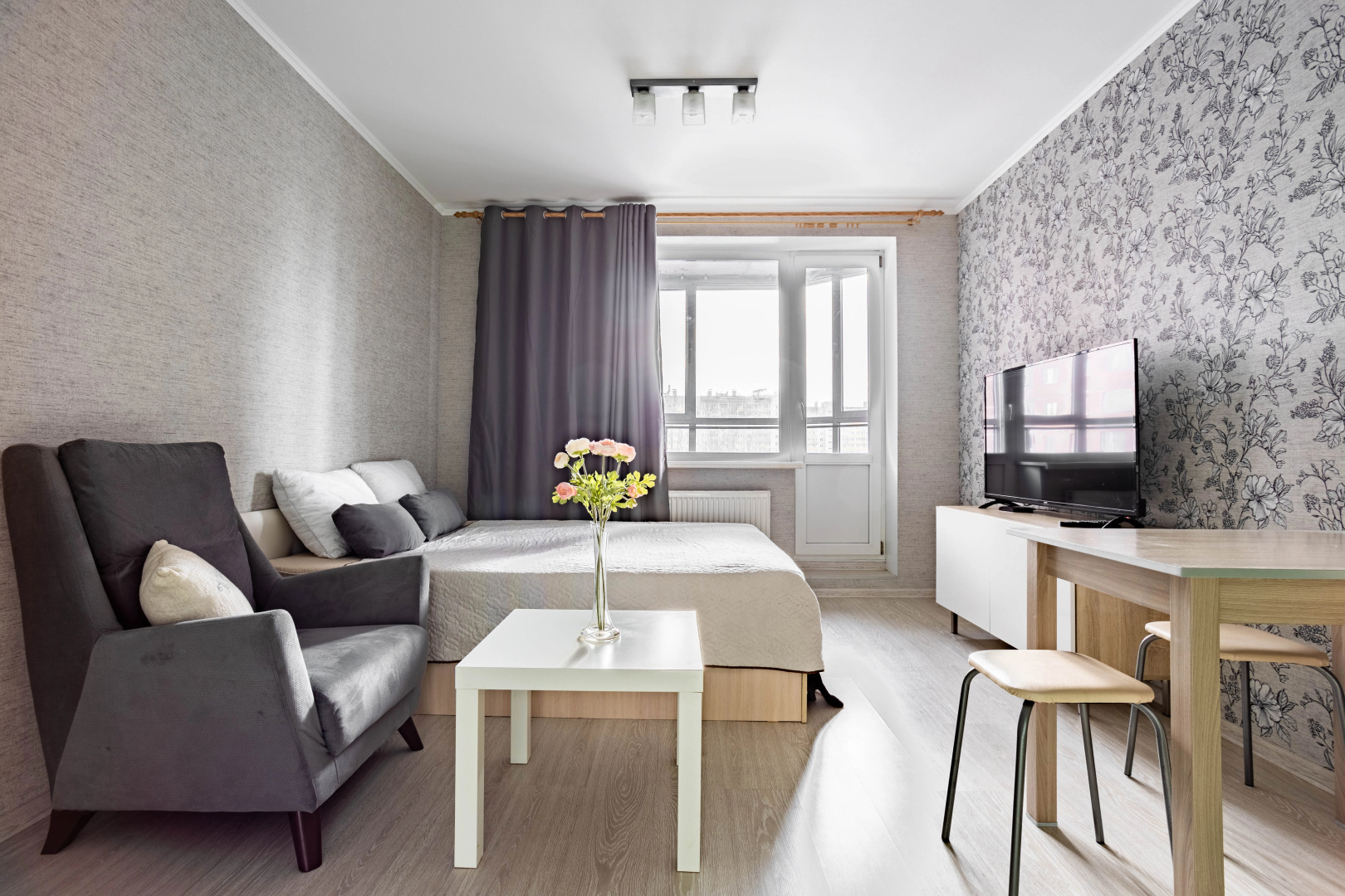 Квартира Студия Nevabed в Металлострое На Садовой