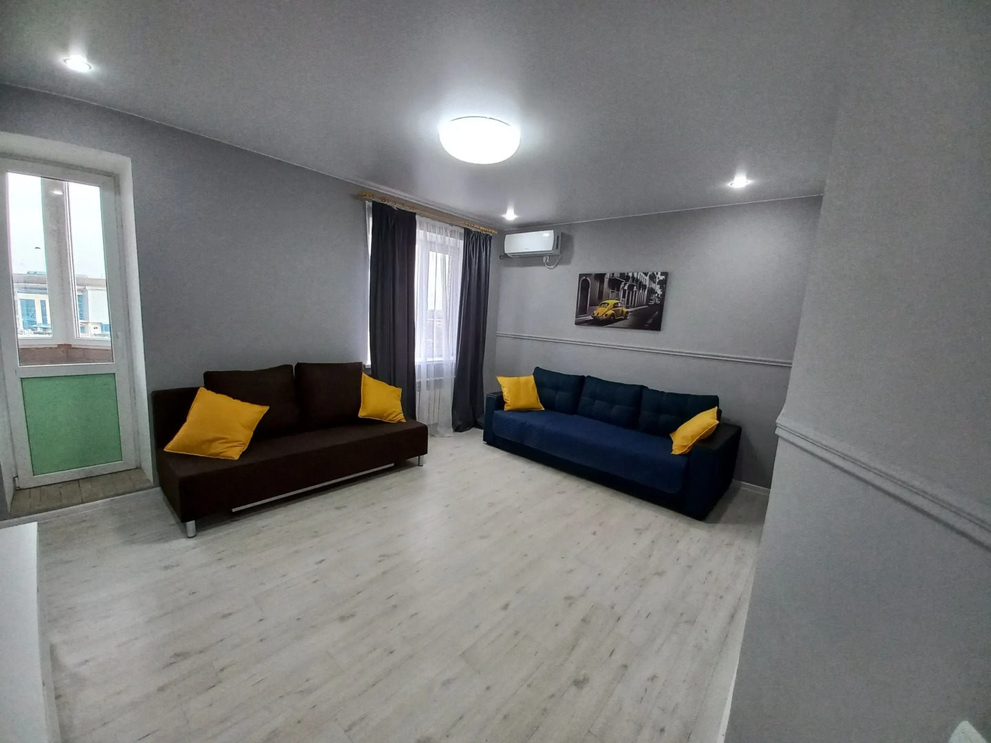 Квартира Просторная 2-к с красивым видом из окна