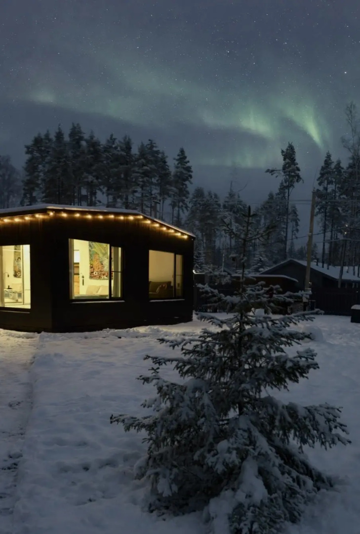 Частный дом Дом в сосновом лесу