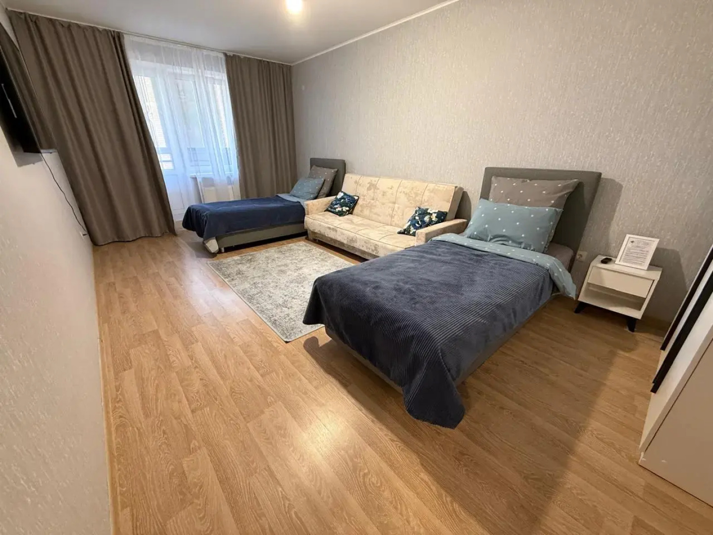 Квартира Новая 2-комнатная квартира с лоджией в центре курорта Завидово