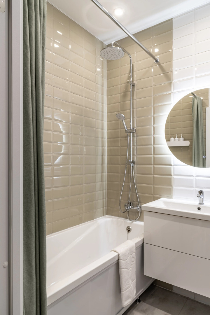 Квартира Moscow Deluxe Apartments Comfy Studio Berzarina