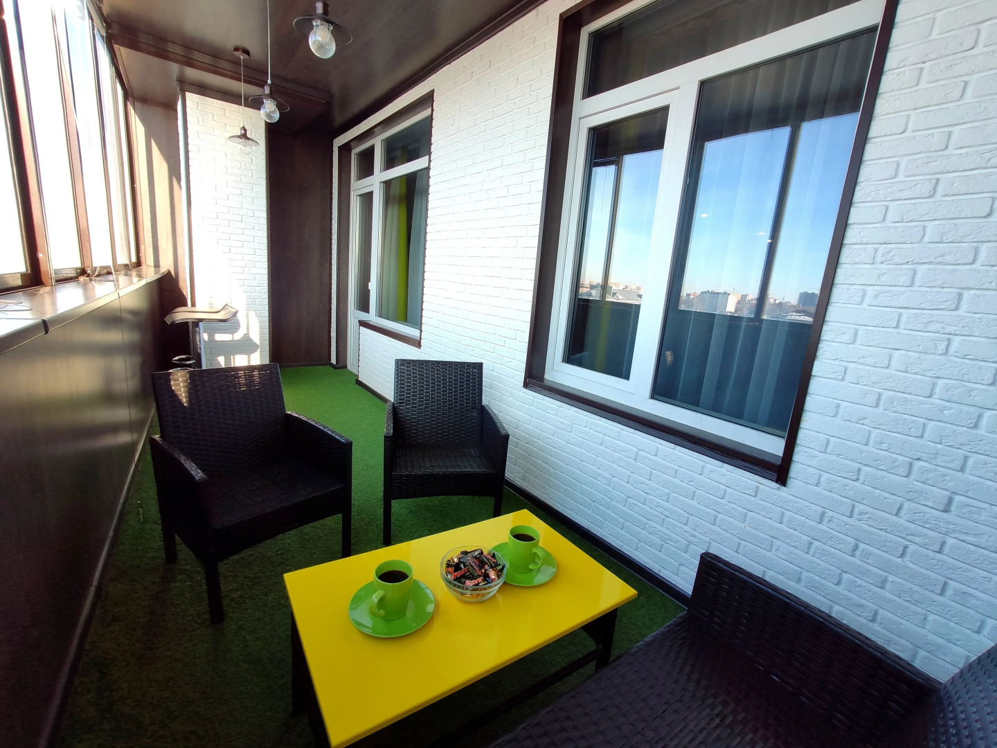 Квартира Просторные апартаменты с террасой