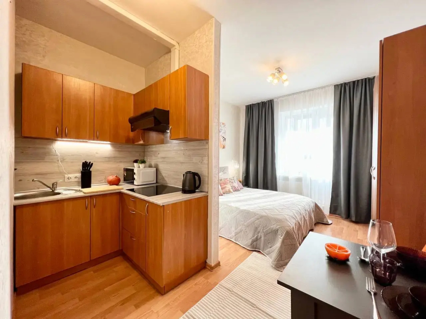 Квартира студия Гости Дома у метро Пионерская