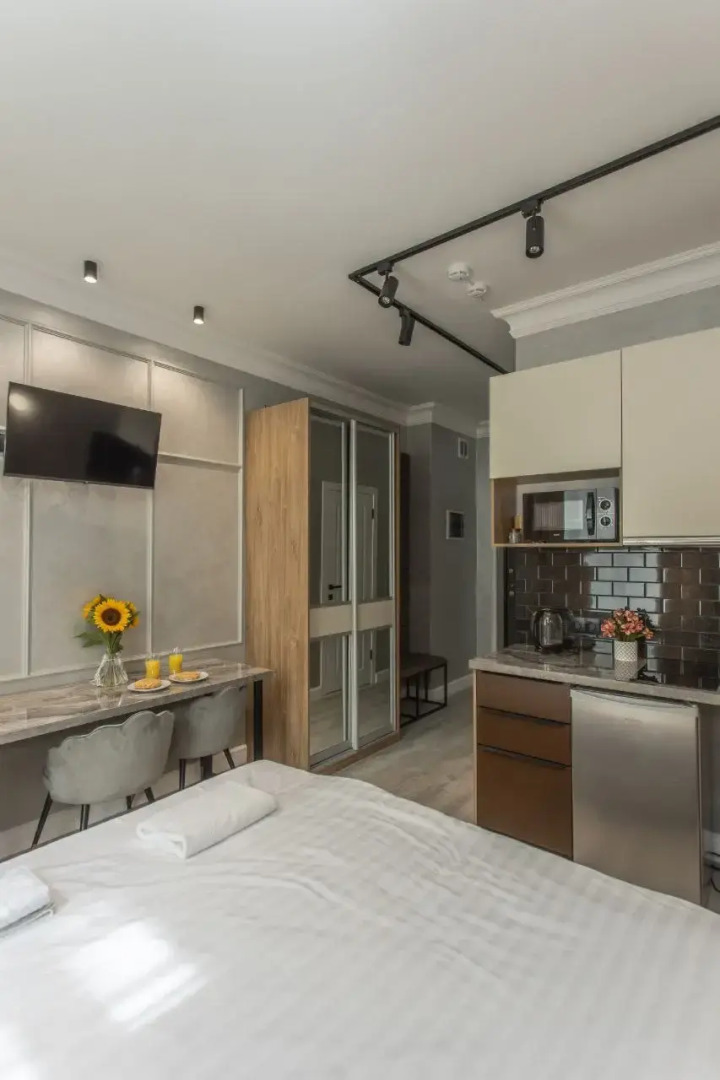 Апартаменты Light Beige у метро Окружная