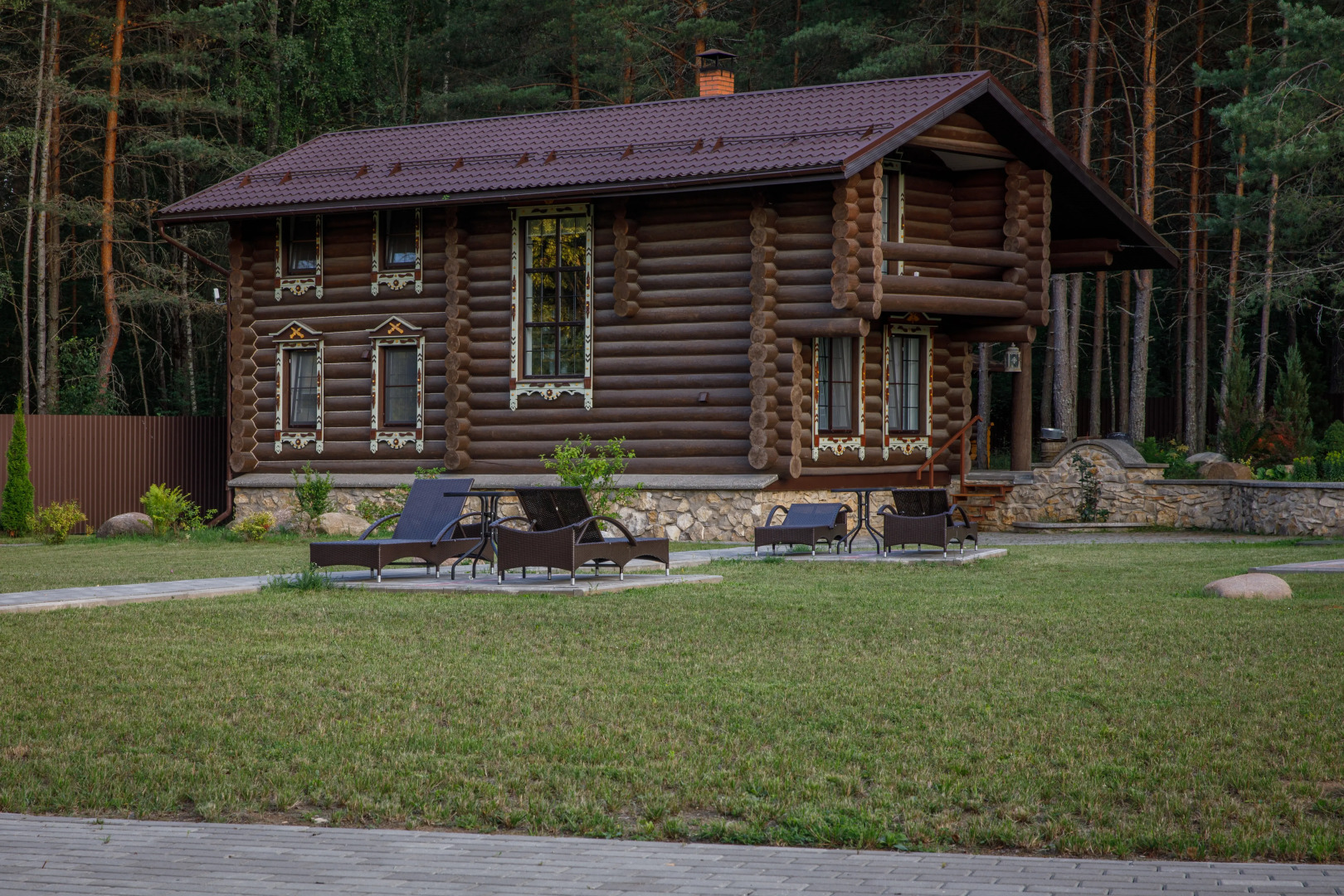 Частный дом с баней