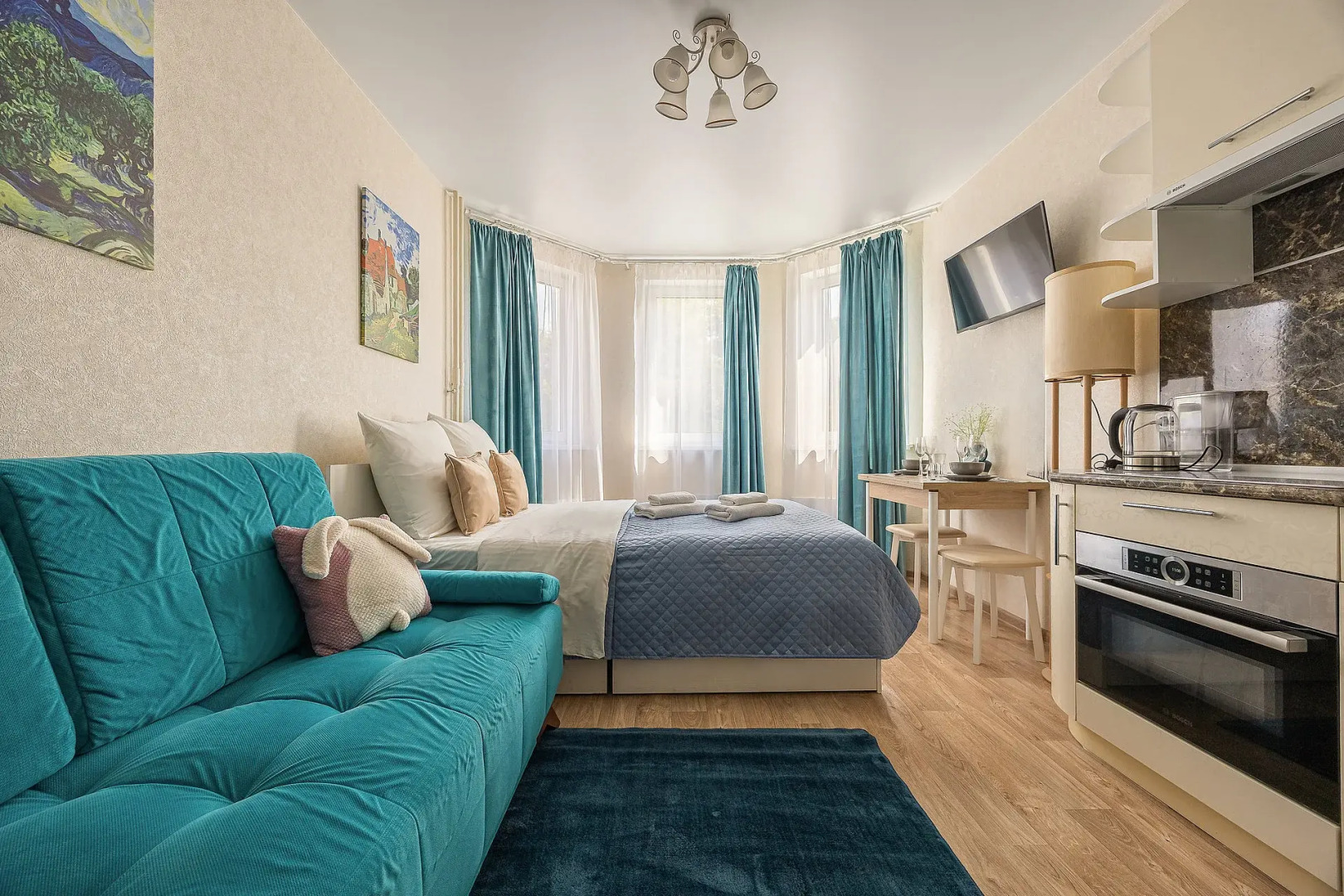 Апартаменты Уютная и светлая квартира